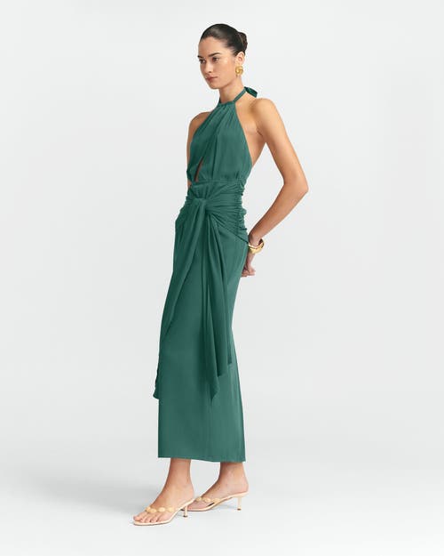 St Mrlo Nessie Midi Dress In Green