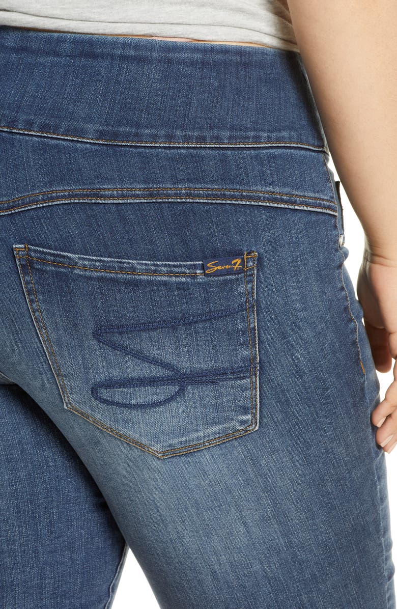 Seven7 Pull-On Capri Jeans, Alternate, color,