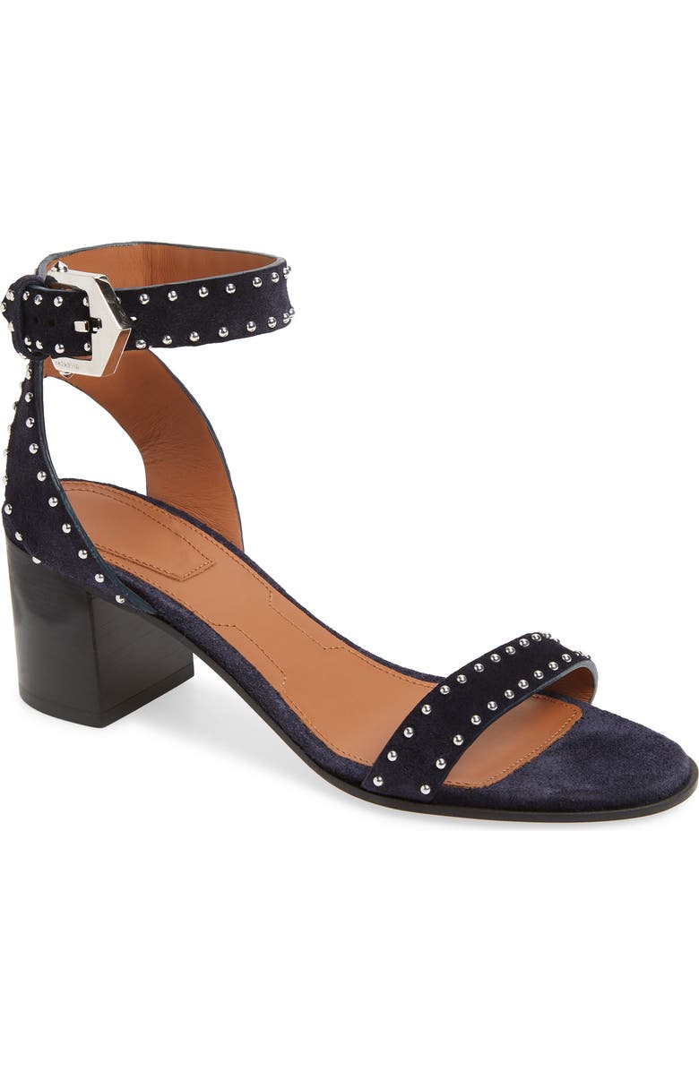 Givenchy Studded Ankle Strap Sandal, Main, color,
