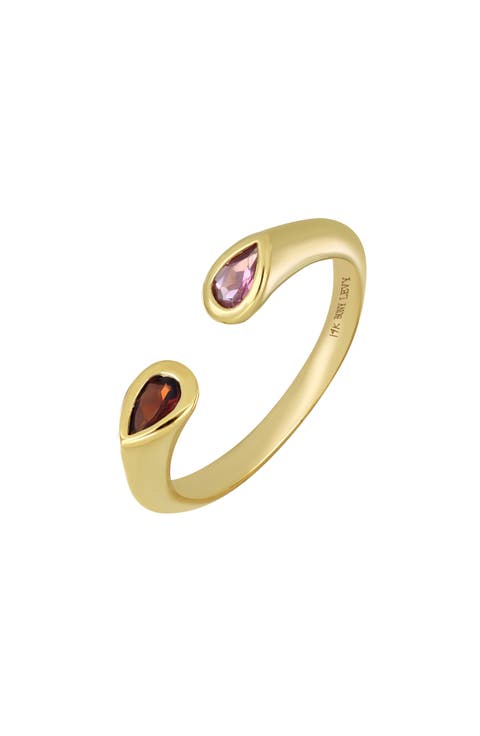 Color 14K Gold Open Ring