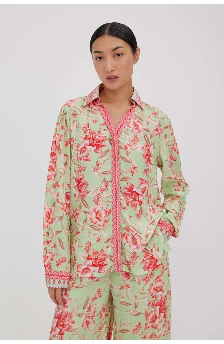 RAISHMA Naomi Green Shirt, Alternate, color, Green