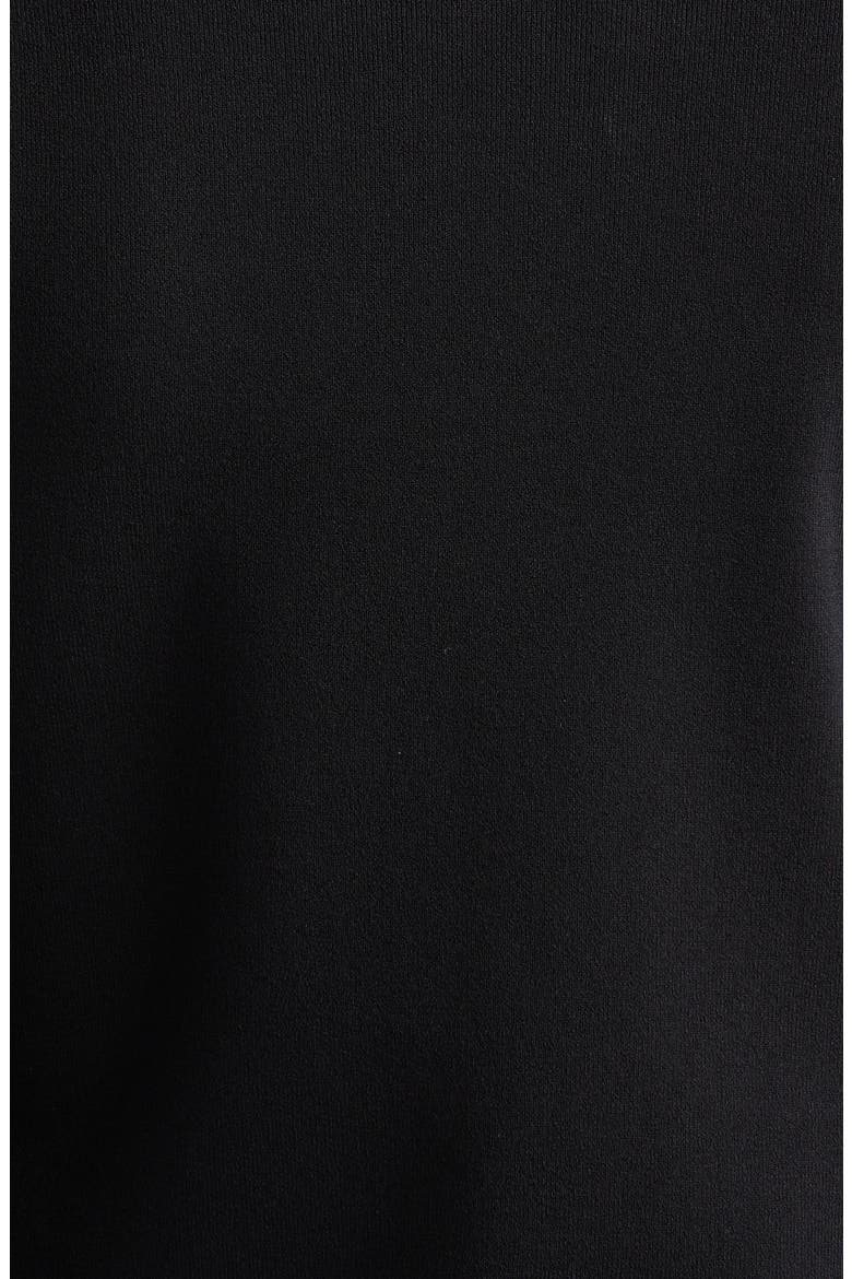 Compact Knit Top, Alternate, color, BLACK