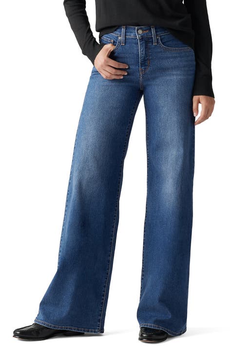 318 Shaping Mid Rise Wide Leg Jeans (Clever Girl)