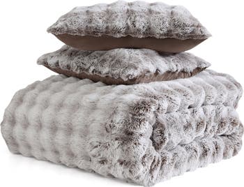 UGG Ridgeline Faux Fur Comforter Shams Set Nordstrom