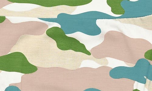 Kyte Baby Camo Bummie Shorts In Green