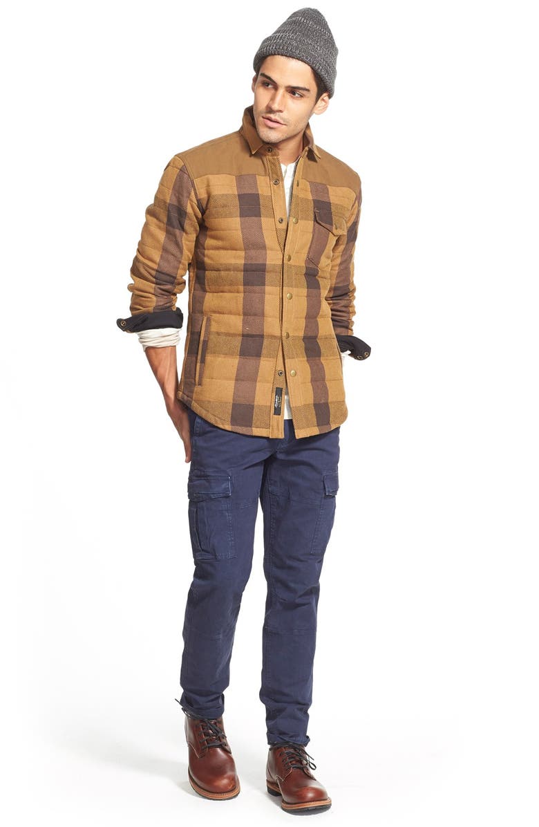 Eddie Bauer 'Woodhacker - Ilaria Urbinati Collection' Trim Fit Heavy Twill Plaid Shirt Jacket, Alternate, color, 