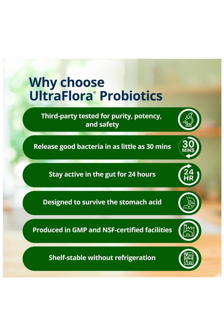 UltraFlora Control Daily Probiotic Supplement 30 Servings, Alternate, color, None