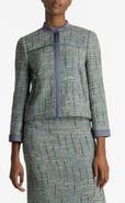 ST. JOHN Metallic Tweed Jacket