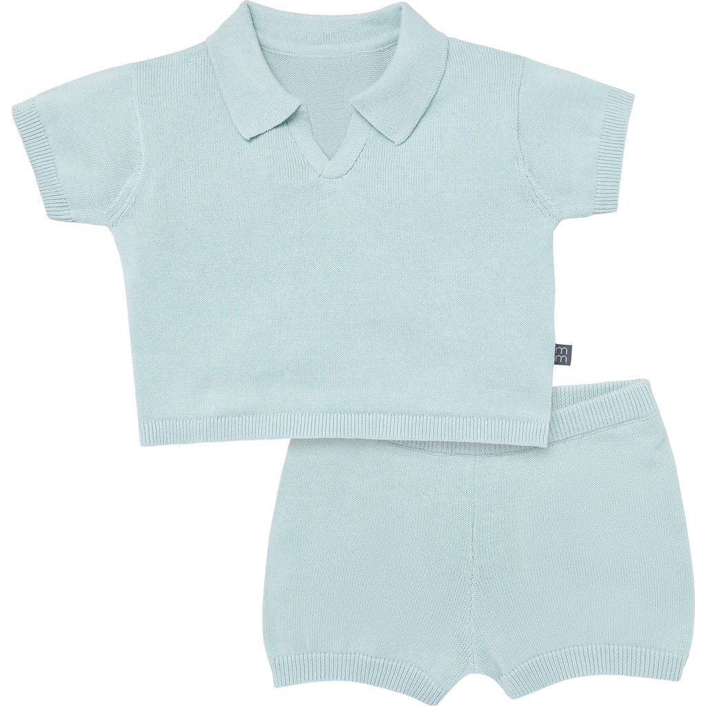 Modern Moments™ By Gerber Johnny Collar Sweater Knit Set In Light Sky