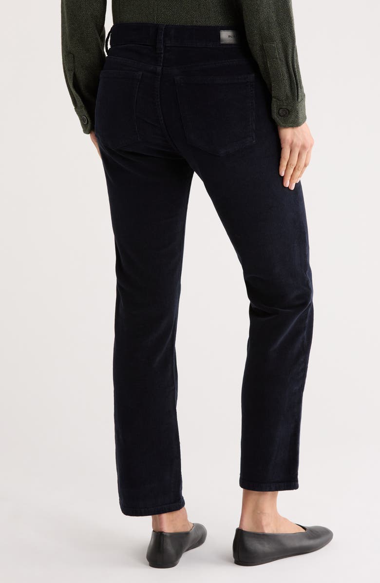 DL1961 Mara Mid Rise Ankle Straight Leg Velvet Jeans, Alternate, color, Glazed Blueberry