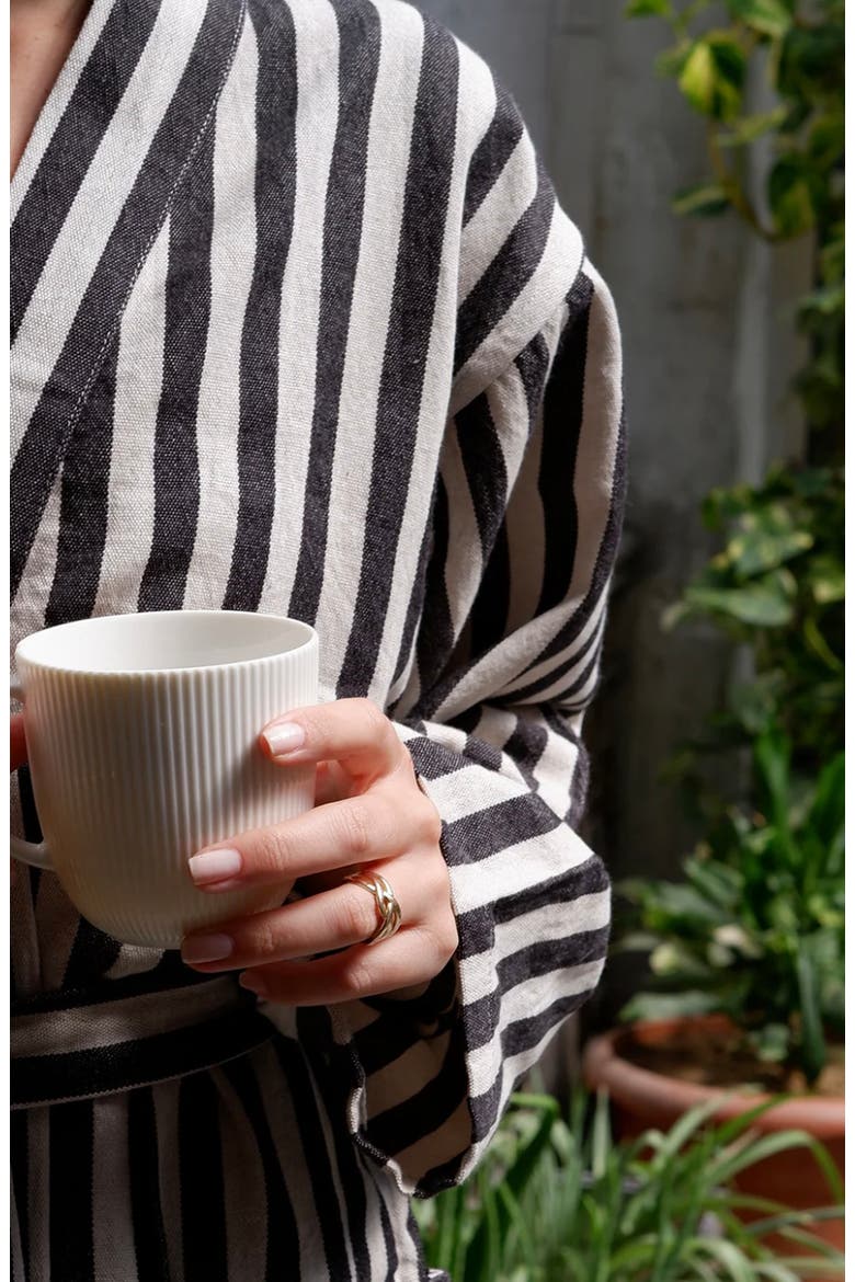 Turkish Zebra Bath Robe, Alternate, color, Zebra