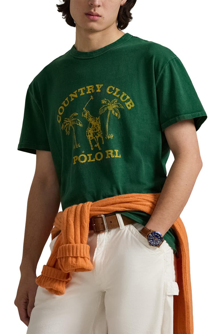 Polo Ralph Lauren Classic Fit Country Club Cotton Graphic T-Shirt