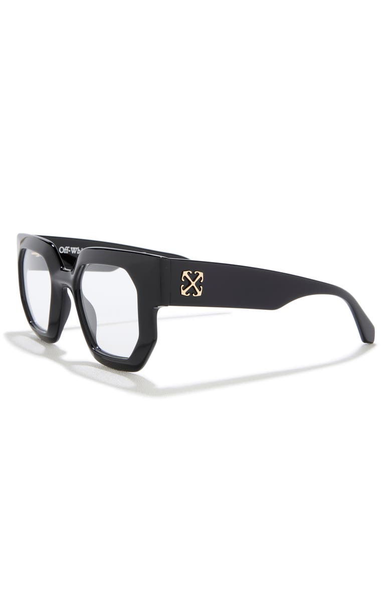 Off-White 49mm Square Reading Glasses, Alternate, color, 