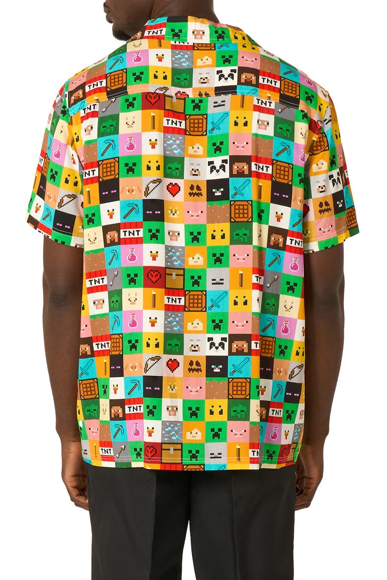 Digital Check Camp Shirt, Alternate, color, MISCELLANEOUS