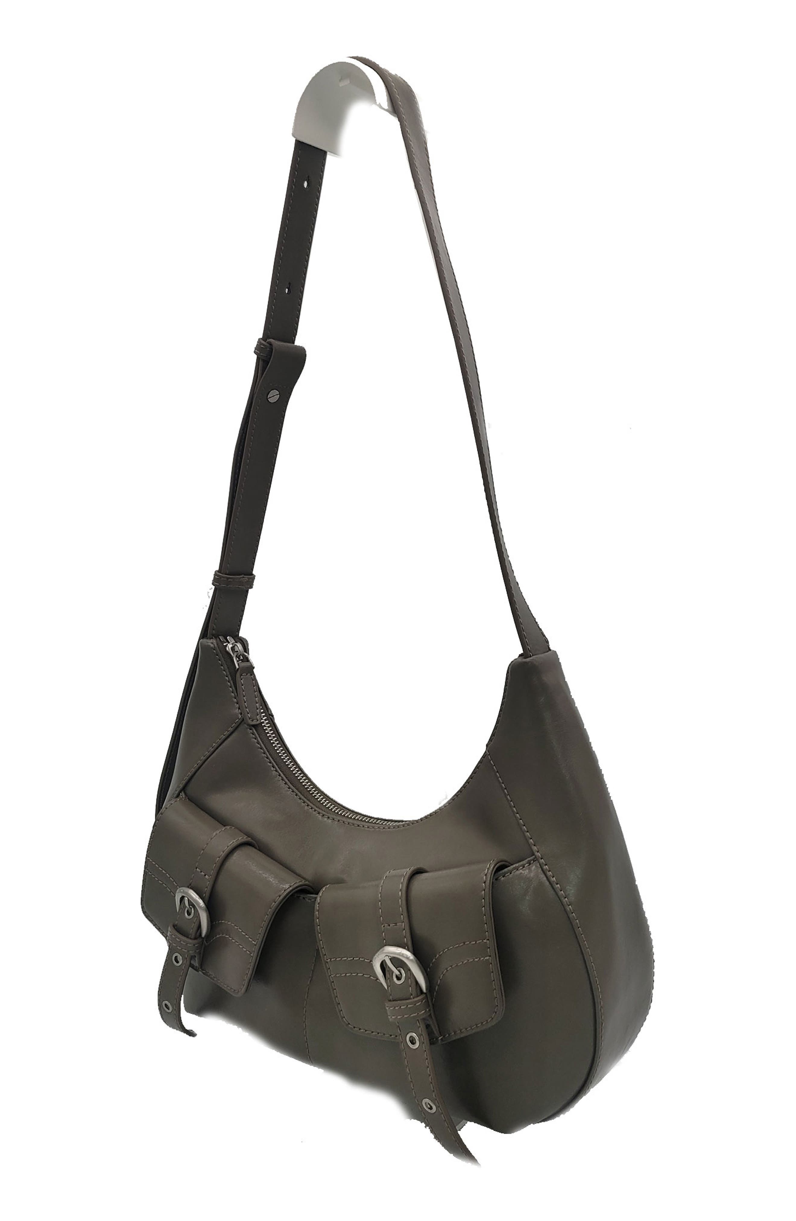 Rodeo Suede Shoulder Bag, Alternate, color, HAZEL