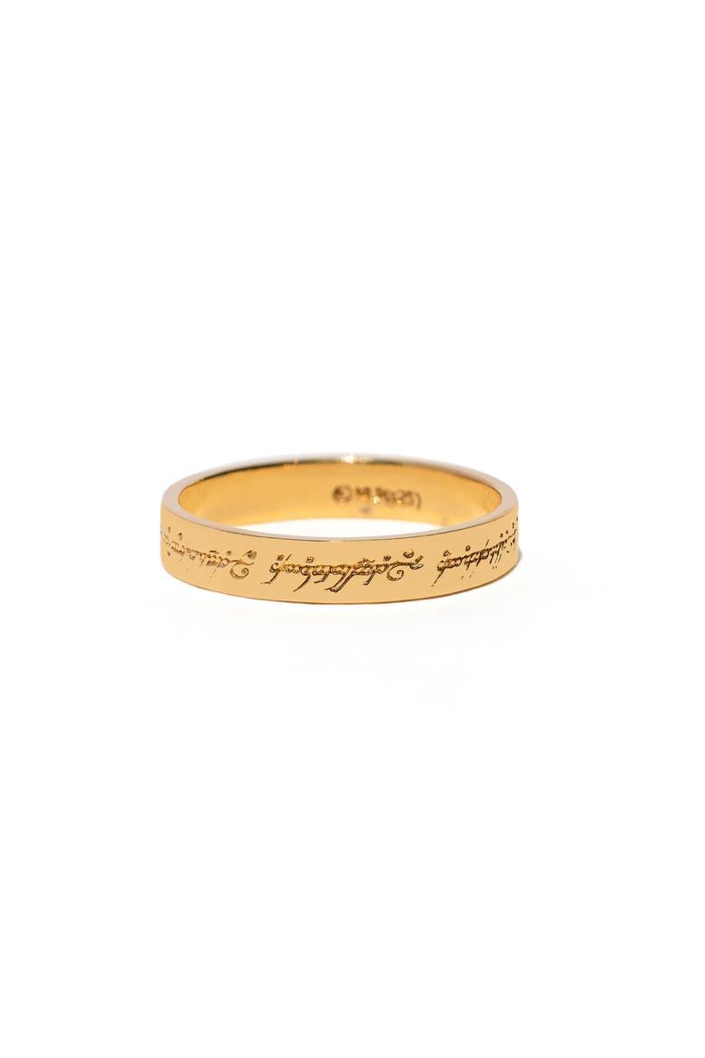 The Lord of the Rings The One Band Ring, Main, color, GOLD