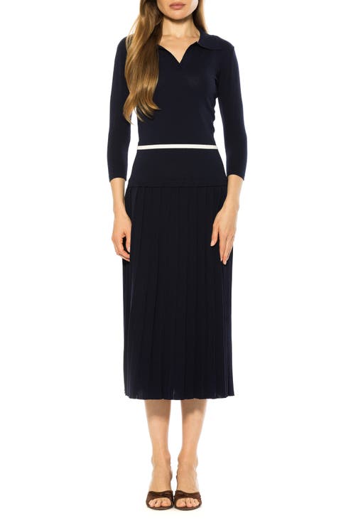 SABLE KNIT MIDI DRESS