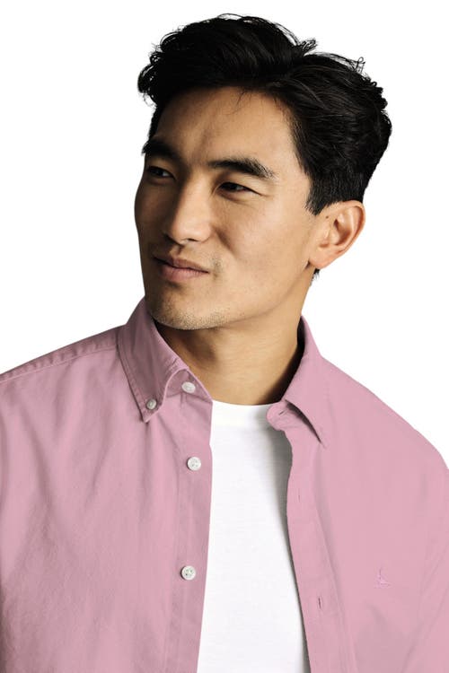 Charles Tyrwhitt Stretch Washed Oxford Short Sleeve Shirt