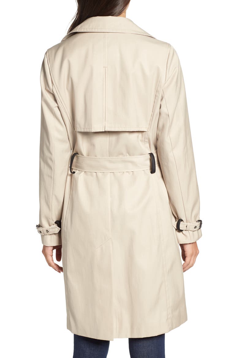 Packable Trench Coat, Alternate, color, SAND