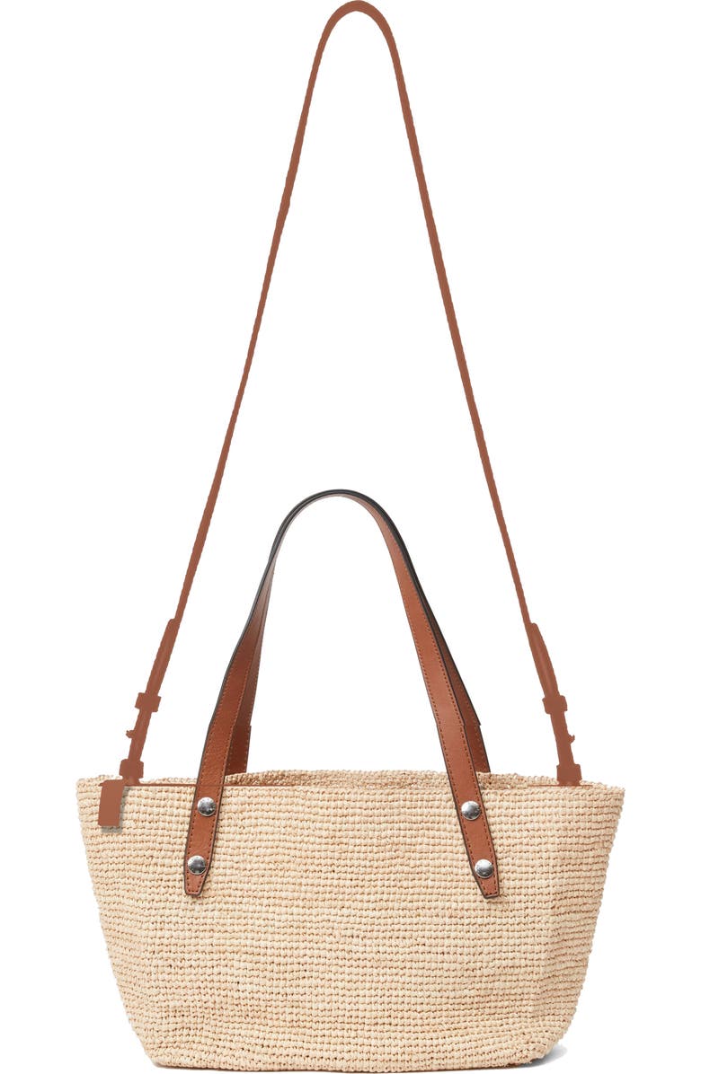 rag & bone Small Daily Straw Tote, Main, color,