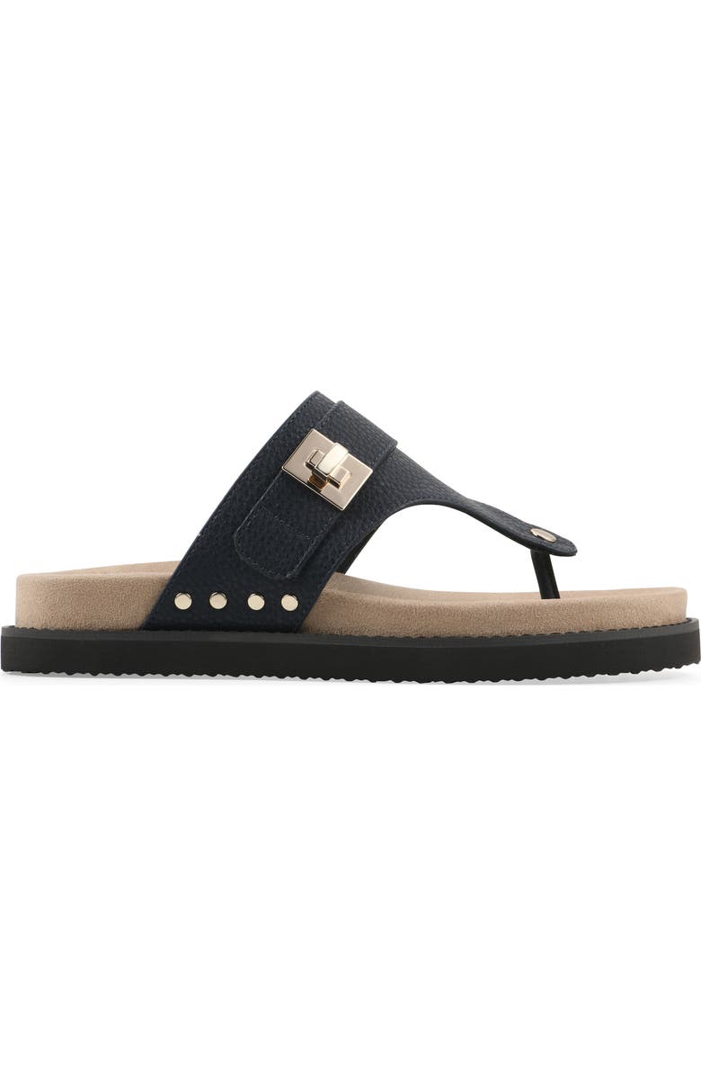 White Mountain Footwear Malabar Thong Sandal, Alternate, color, Navy/ Smooth