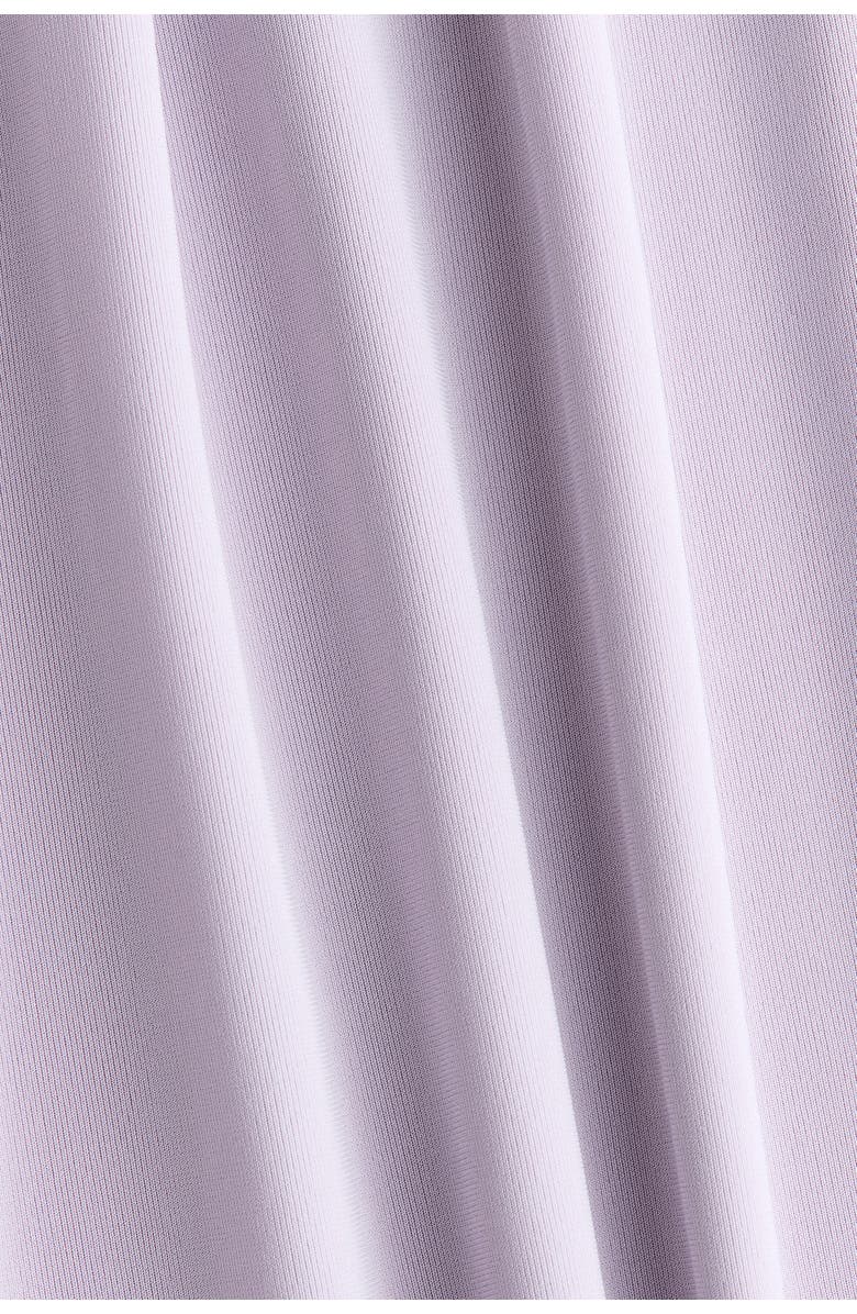 H&M Draped one-shoulder jersey dress, Alternate, color, Light Dusty Purple