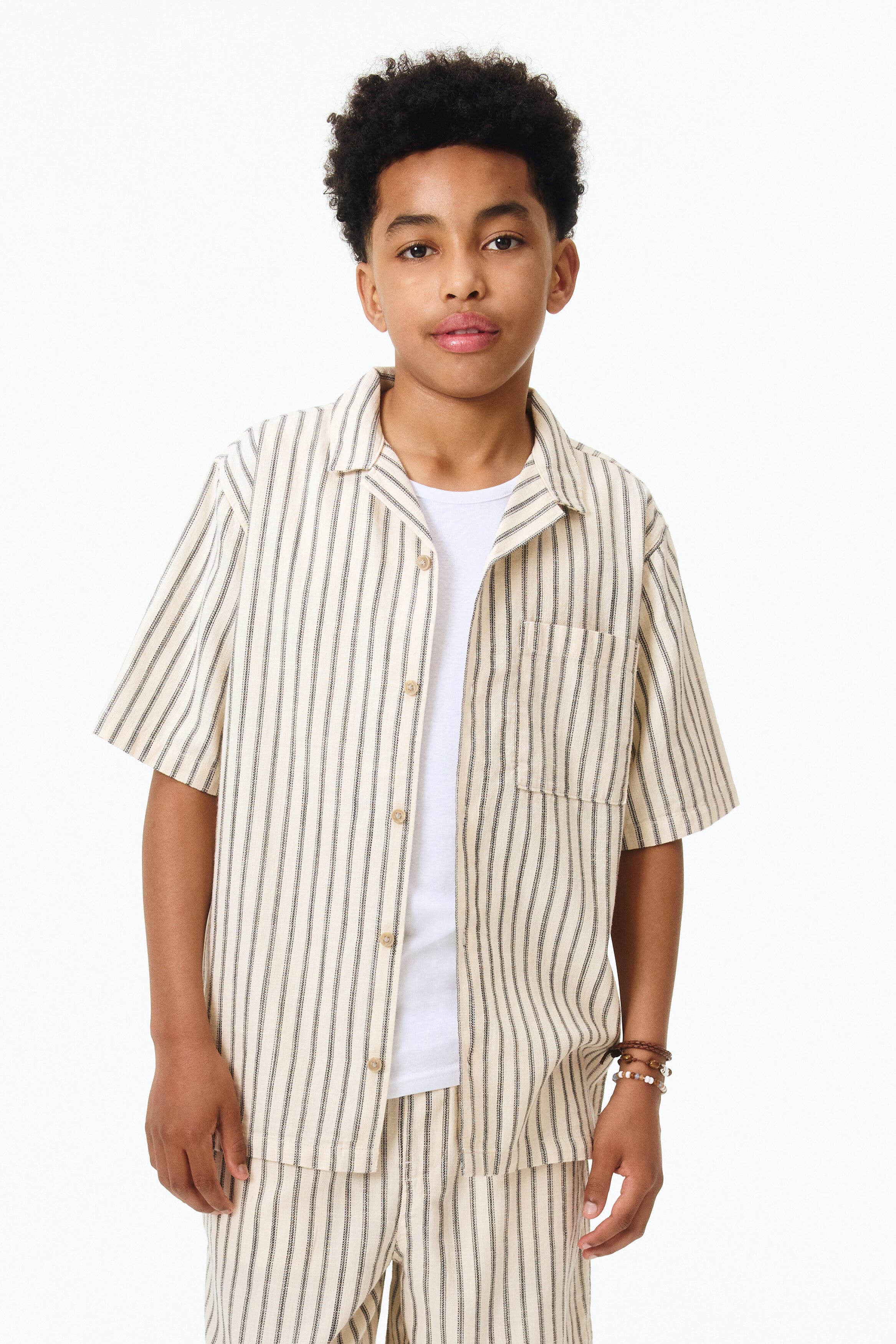 Cream/striped