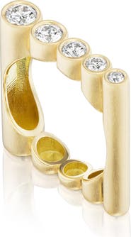 Beck Snorkel Ring with White Diamonds