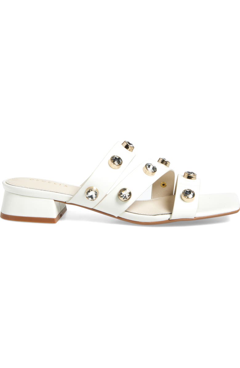 Cecelia New York Lindon Slide Sandal, Alternate, color, White