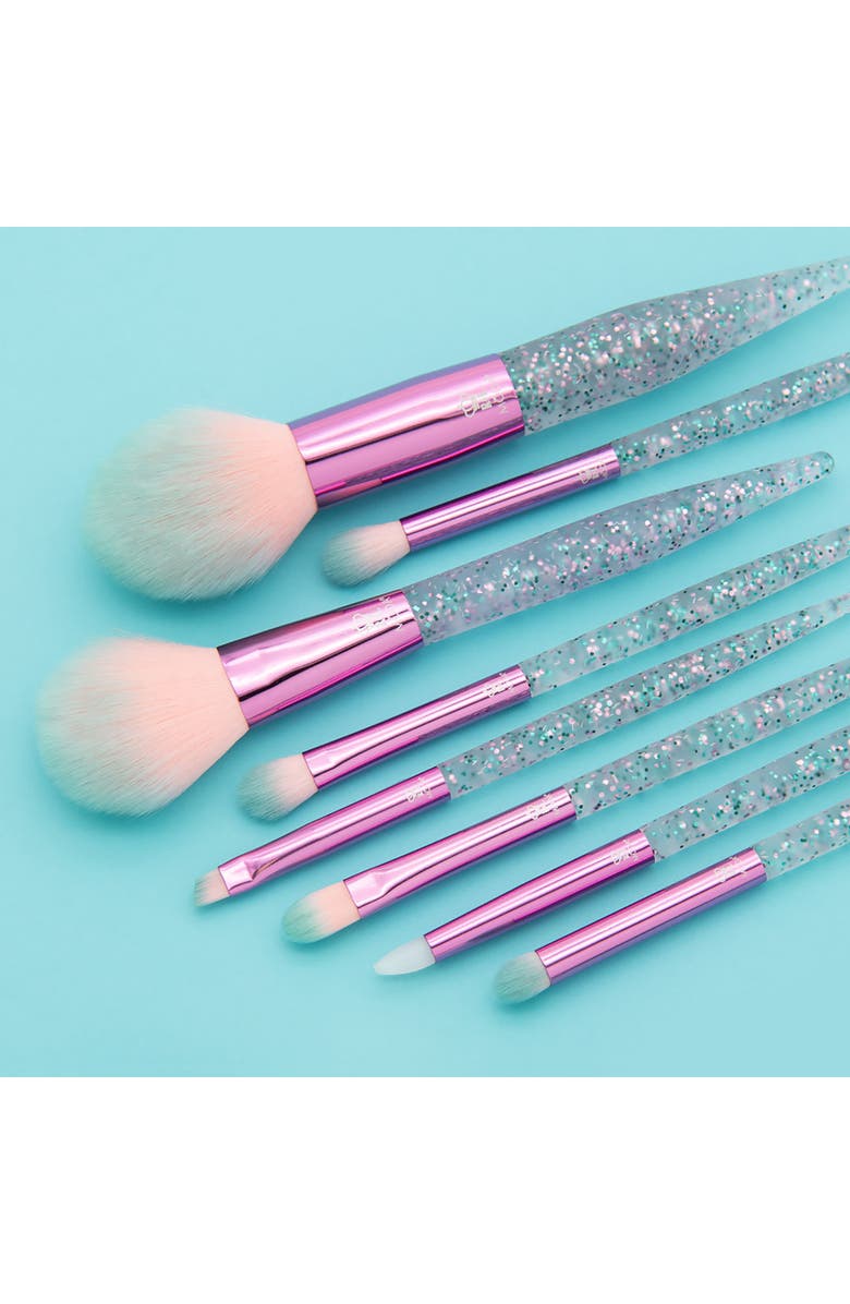 MODA Assorted 8-Piece Pink Glitter Bomb Brush Set, Alternate, color, Pink