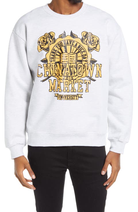 Chinatown Market University Graphic Crewneck Sweatshirt
