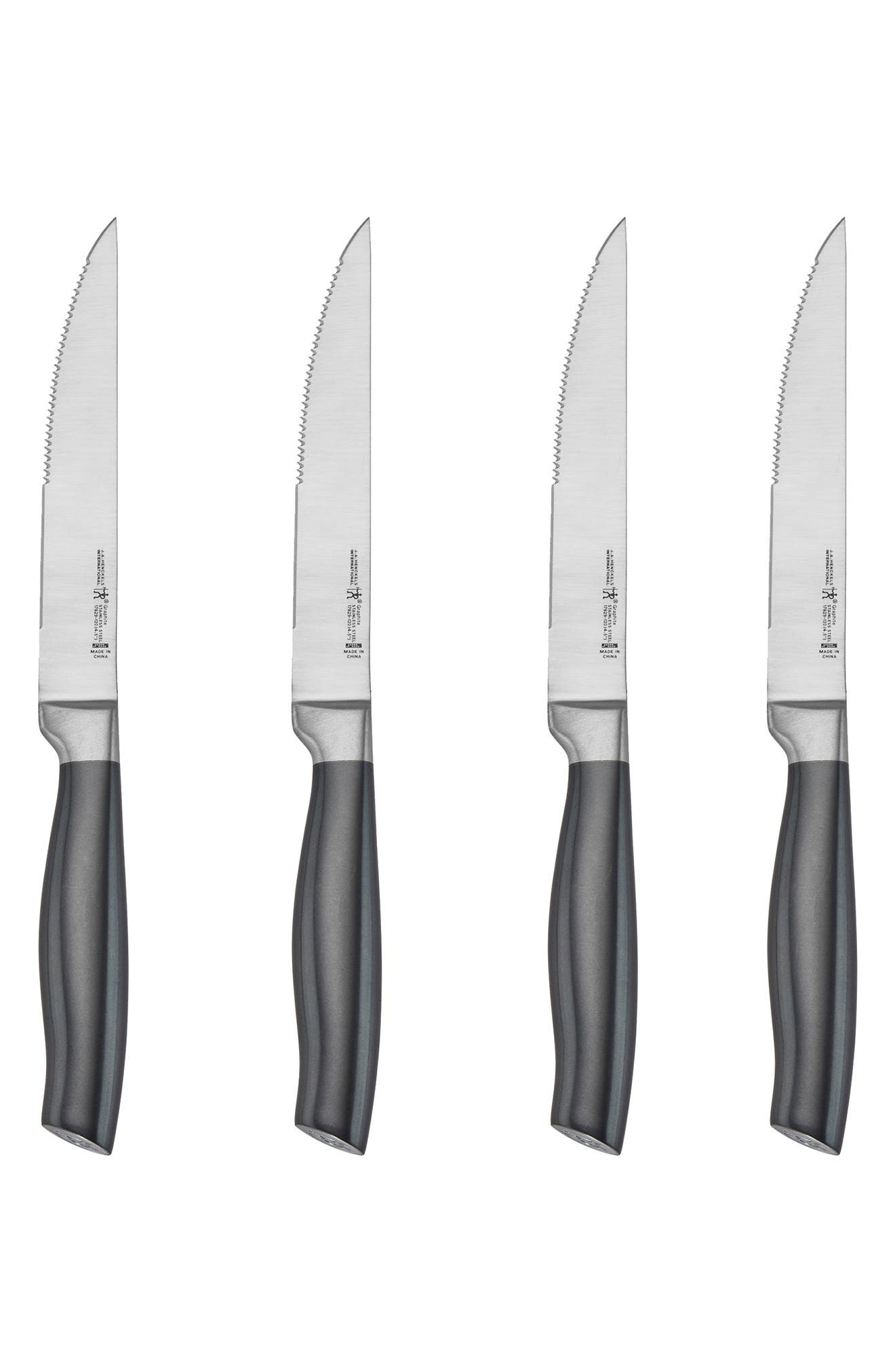 HENCKELS CUTLERY Graphite 4-Piece Steak Knife Set