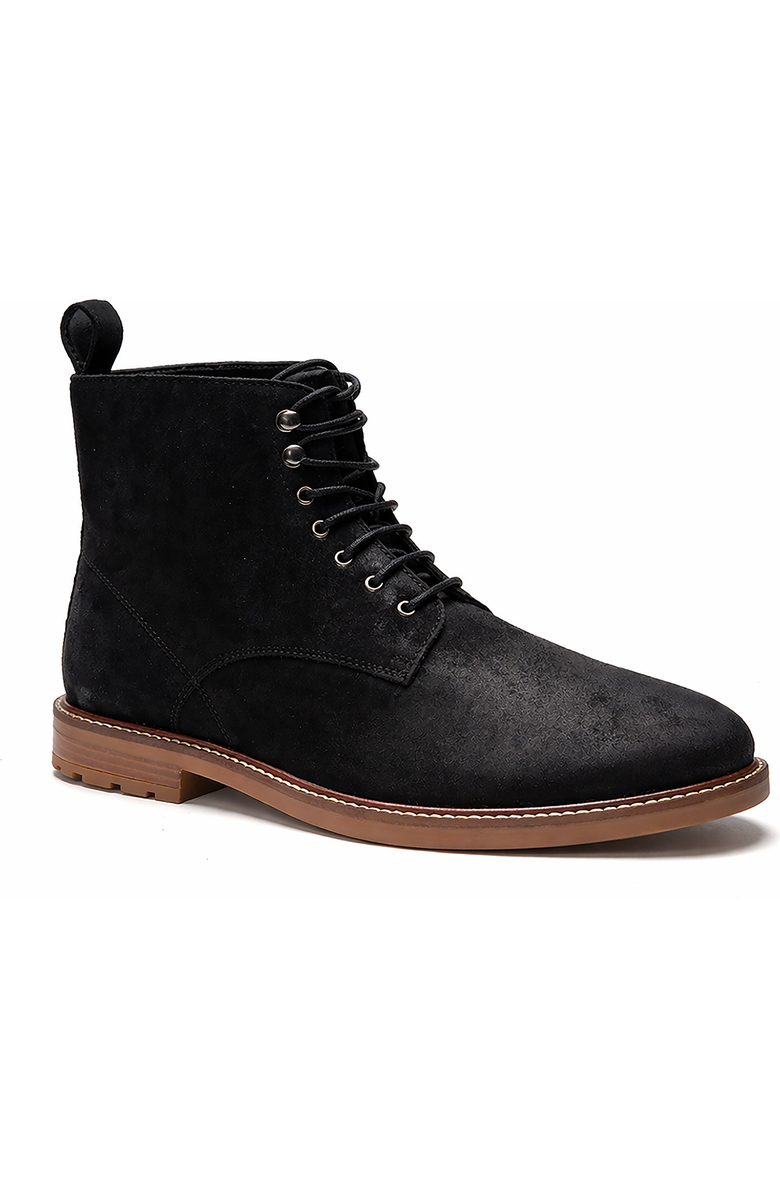 A. Veer Summit Lace-up Boot, Main, color, Black Leather