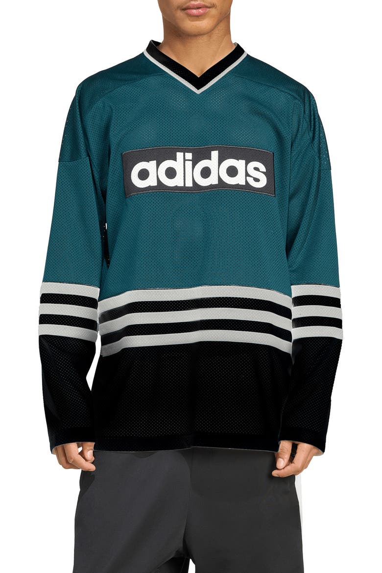 Oversize Mesh Hockey Jersey, Main, color, AURIVY