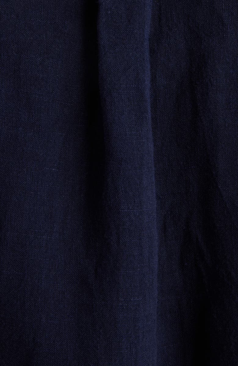 Givenchy Oversize Short Sleeve French Linen Button-Up Shirt, Alternate, color,