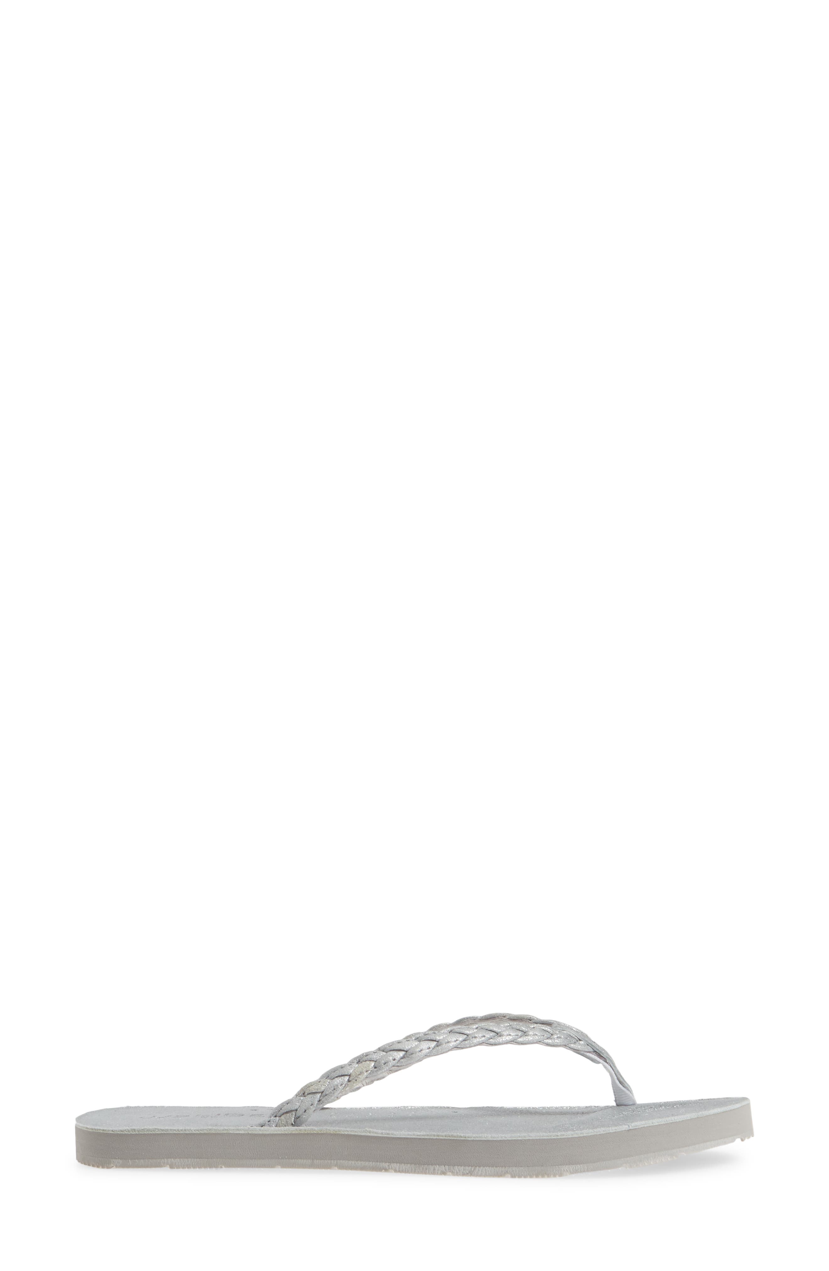 JSlides Nadia Braided Flip Flop, Alternate, color, 