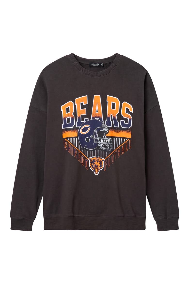 Chicago Bears Drop Shoulder Cotton Sweatshirt, Main, color, VINTAGE BLACK