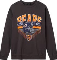 Junk Food Chicago Bears Drop Shoulder Cotton Sweatshirt