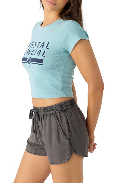O'neill Coastal Cowgirl Cotton Crop Graphic T-shirt