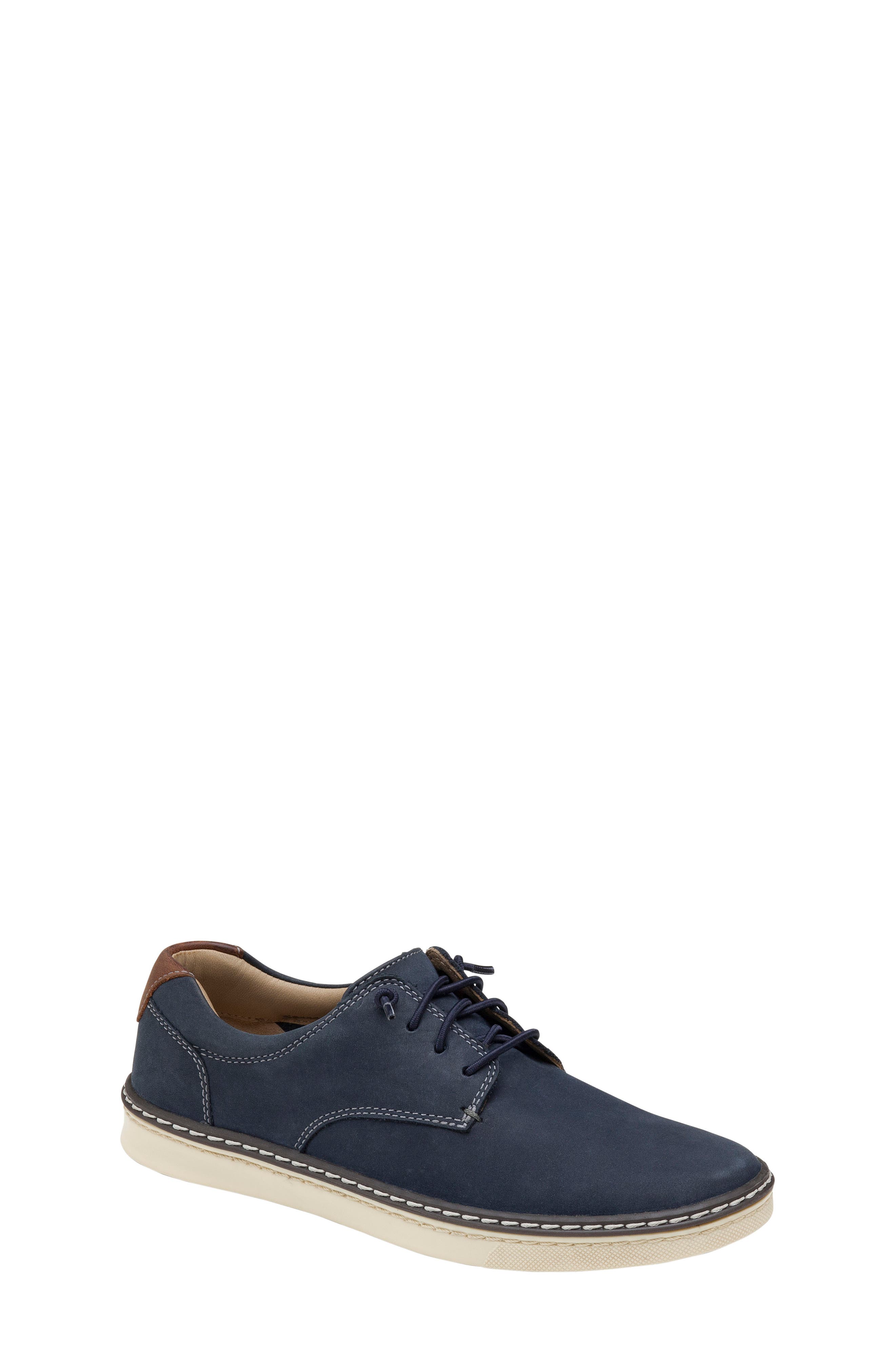 Kids' McGuffey Plain Toe Derby, Main, color, NAVY OILED