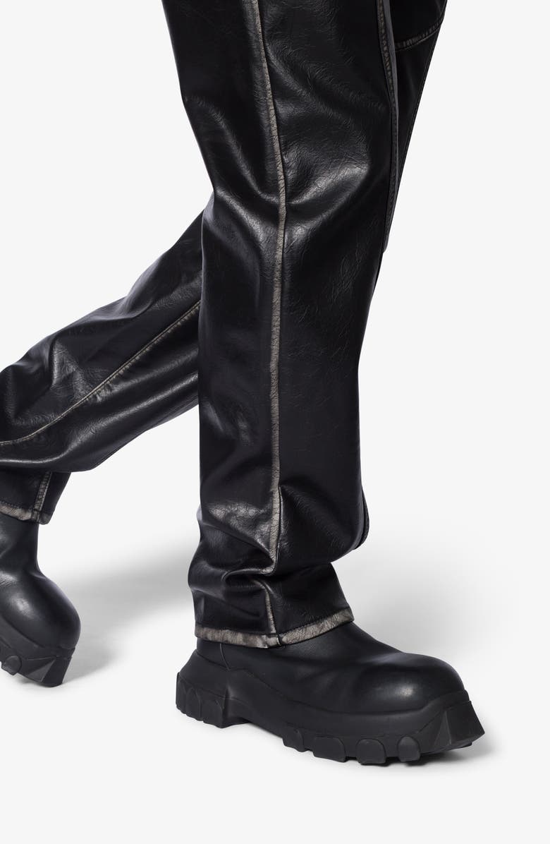 mnml V687 Antique West Faux Leather Pants, Alternate, color, 