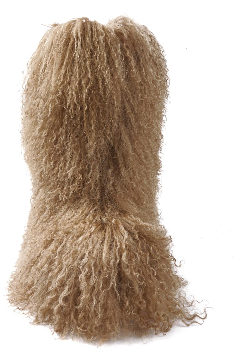 ZIGI Risha Genuine Shearling Knee High Boot, Alternate, color, Natural