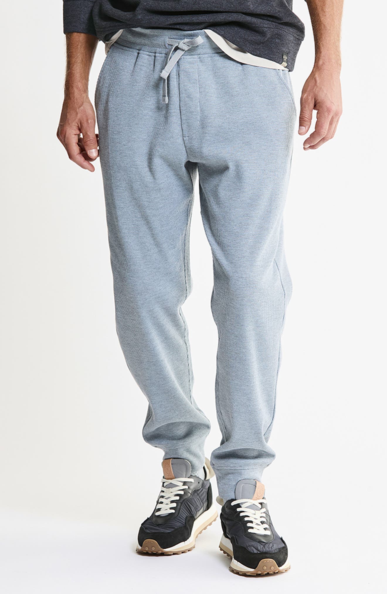 Brushed Waffle Jogger Pants