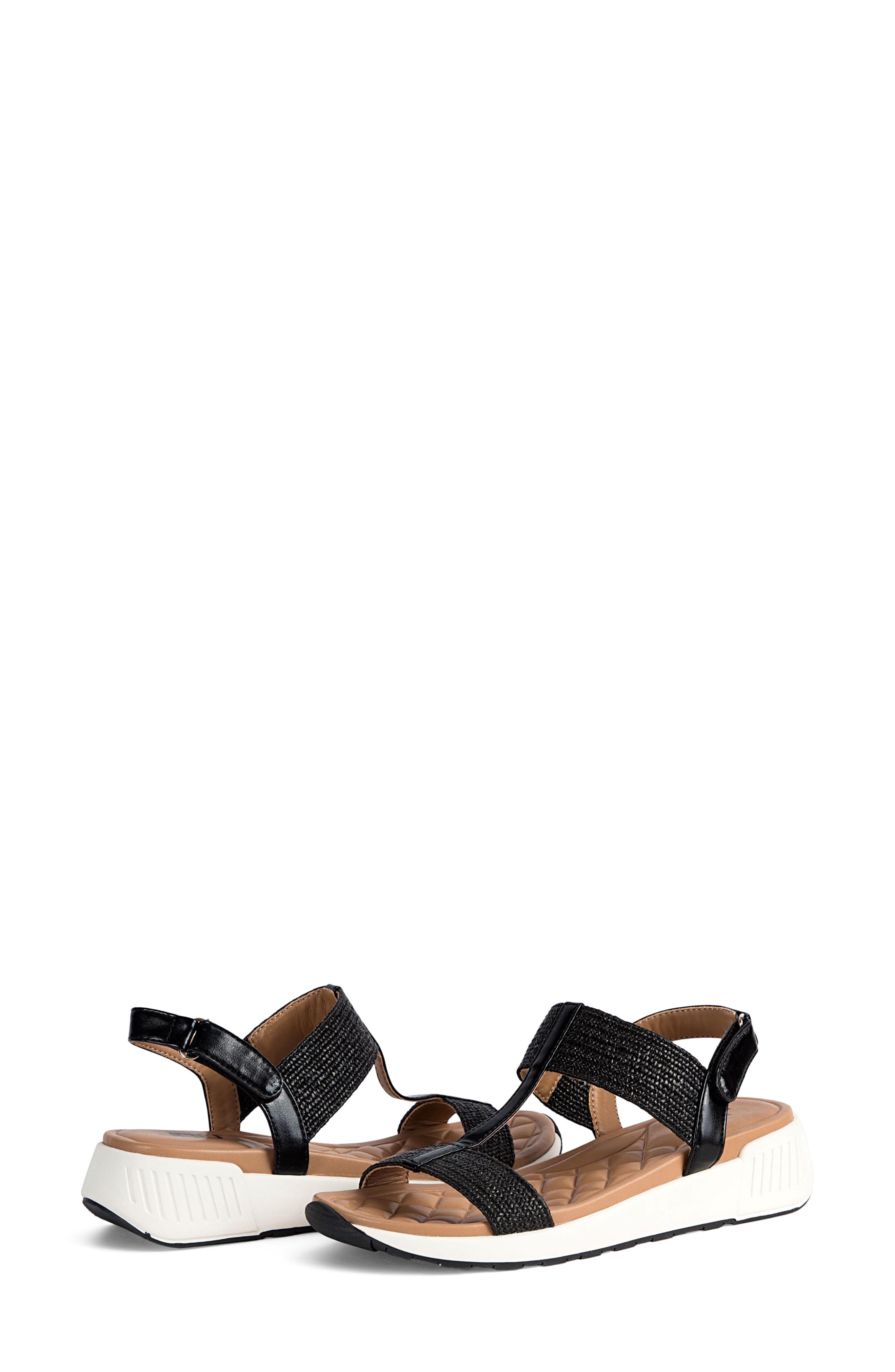 JBU Claire T-Strap Wedge Sandal, Alternate, color, 