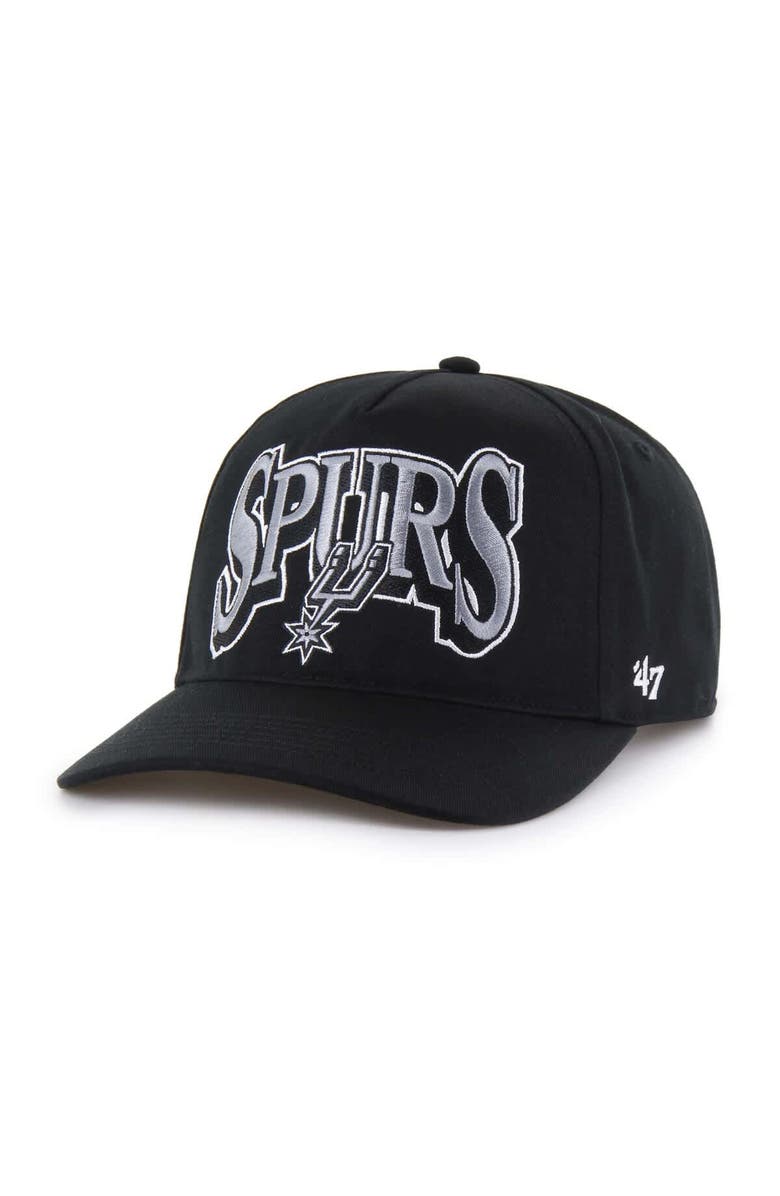 '47 Men's '47 Black San Antonio Spurs Every Time Past Champs Hitch Adjustable Hat, Main, color, Black