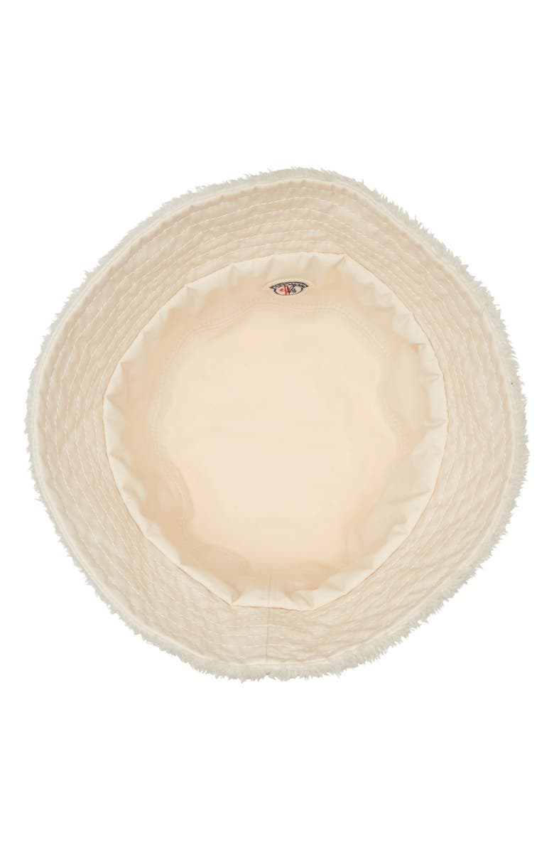 Moncler Reversible Cotton Canvas & Teddy Bucket Hat, Alternate, color, 