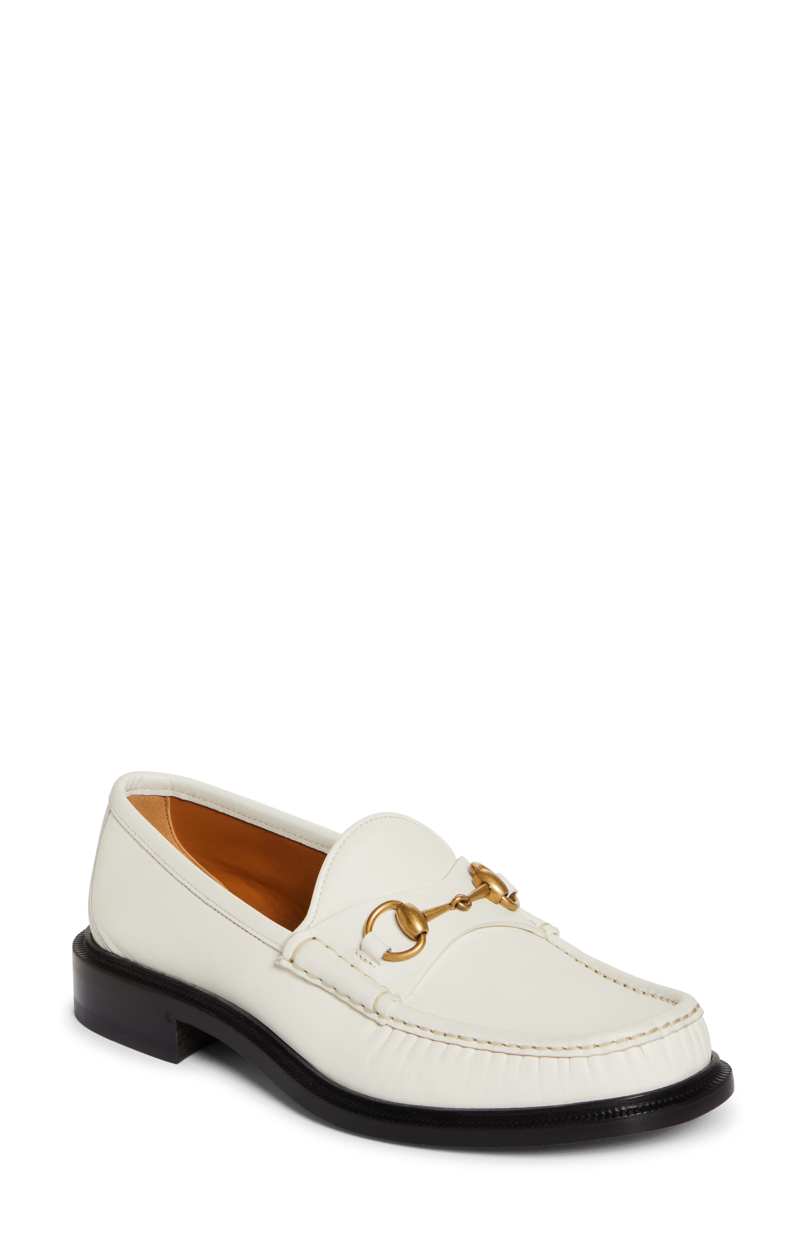 Horsebit Loafer, Main, color, OFF WHITE