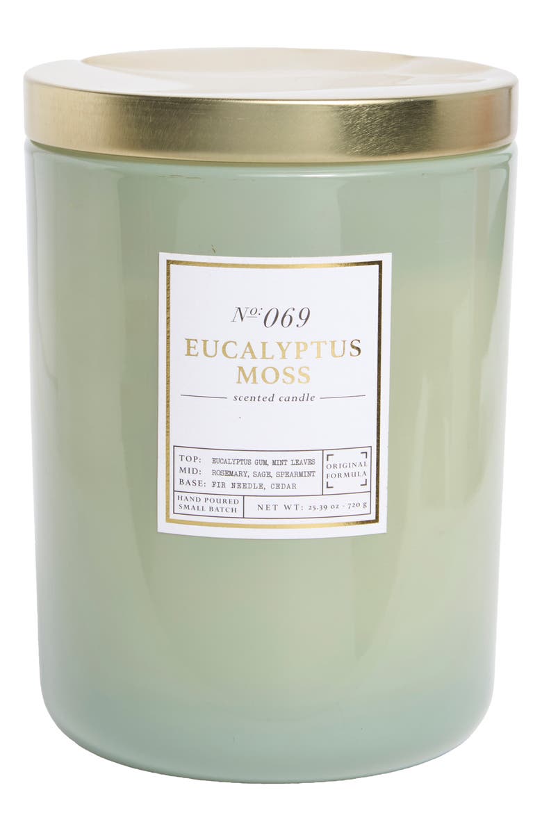 PORTOFINO CANDLES Eucalyptus & Moss 3-Wick Jar Candle, Main, color, Eucalyptus And Moss