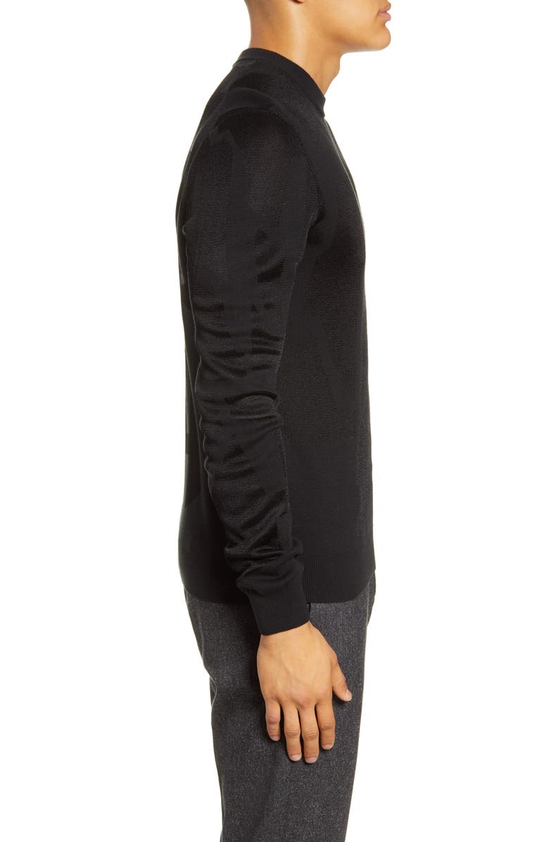 BOSS Garriso Slim Fit Jacquard Sweater, Alternate, color,