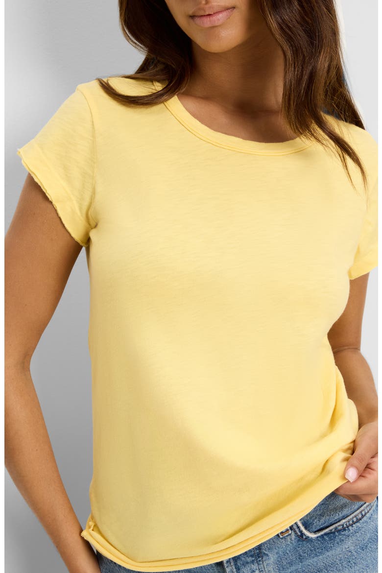 Slub Crewneck Tee, Alternate, color, MACAW